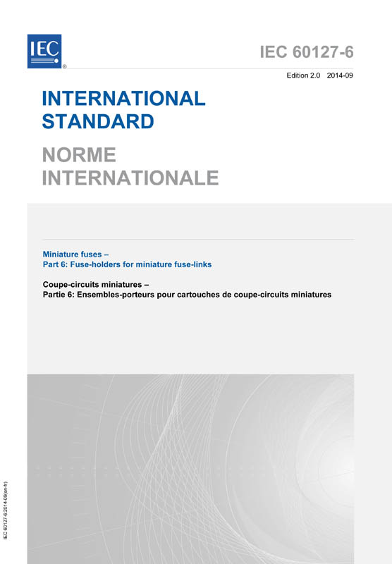 Cover IEC 60127-6:2014